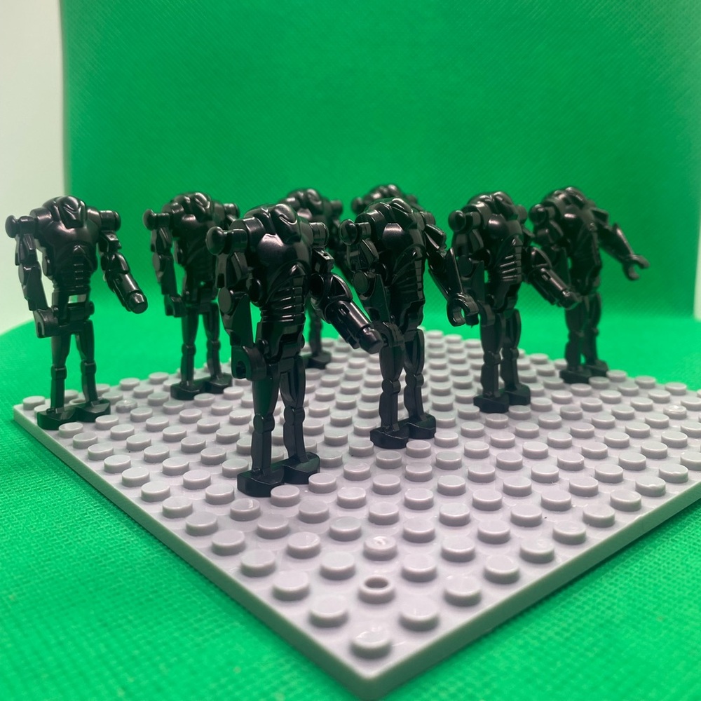 Star Wars b2 super battle droid mini figure x8
